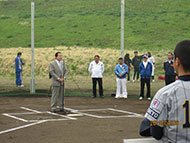 H25.04.06硬式少年野球場開設記念式典・朝霞市荒川河川敷