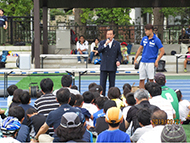 R01.09.21ラグビー体験イベント練馬総合運動場公園